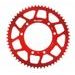 Aluminijasti zadnji verižnik (zobnik) SUPERSPROX RAL-1131:58-RED rdeč