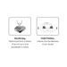 Risers PUIG PULLBACK 22180N črna height 20mm, d 29mm