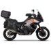 Complete set of SHAD TERRA TR40 adventure saddlebags and SHAD TERRA BLACK aluminium 48L topcase, including mounting kit SHAD KTM Super Adventure 1290 (R, S)