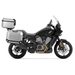 Komplet aluminijastih kovčkov z nosilci in ploščo SHAD TERRA, 48L zadnji kovček in 47L stranski kovčki SHAD Harley Davidson Pan America 1250