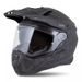 Motocross Helmet CASSIDA ROAD RUNNER TechniX black matt/ black/ grey/ black matt peak S