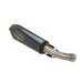 Dual slip-on exhaust GPR GPE ANN. K.80.GPAN.PO Carbon look KAWASAKI - Z 1000 [2007 - 2009]