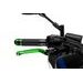 Brake lever without adapter PUIG 3.0 110VP poklopna (foldable) green/silver