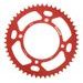 Aluminijasti zadnji verižnik (zobnik) SUPERSPROX RAL-6618:50-RED rdeč 50T, 420