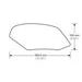 Tank side protectors PUIG ANTI-SLIP 20060N črna