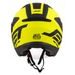 Jet čelada CASSIDA JET TECH CORSO black matt / yellow fluo L