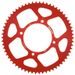 Aluminijasti zadnji verižnik (zobnik) SUPERSPROX RAL-6618:62-RED rdeč 62T, 420