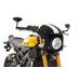 Windshield universal PUIG SEMI-FAIRING 9516N carbon look črna