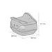 Kovček ( Top case ) CUSTOMACCES MERCEDES MT0005N črna