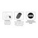 Front fender extension PUIG 22176N črna