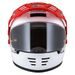 Motocross Helmet CASSIDA FORMX FLATOUT white/ blue/ red/ red peak S