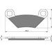 Zavorne obloge GOLDFREN 300 S33 OFF-ROAD FRONT