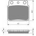 Zavorne obloge GOLDFREN 092 S33 OFF-ROAD REAR