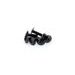 Screws PUIG ANODIZED 0657N črna M6 x 20mm (6pcs)