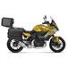 Komplet aluminijastih kovčkov z nosilci in ploščo SHAD TERRA BLACK, 48L zadnji kovček in 47L stranski kovčki SHAD BMW F 900 XR