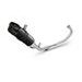 Celoten izpušni sistem 1x1 STORM GP Y.047.LXSBC Black with carbon cap