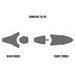 Mud deflector TwinAir 177767103 Fender foam