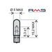 Lamp RMS 246510245 T5 12V 1,2W