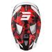 Helmet peak SHOT FURIOUS FLASH A05-21OC-B03-P01 red glossy