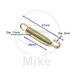 Exhaust spring JMP 57mm 4 pieces