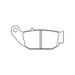 Zavorne obloge CL BRAKES 1259 RX3