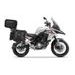 Set of SHAD TERRA TR40 adventure saddlebags and SHAD TERRA aluminium top case TR55 PURE BLACK, including mounting kit SHAD BENELLI TRK 502X
