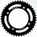 Rear ALU sprocket SUPERSPROX RAL-998:44-BLK črna 44T, 428