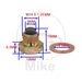 Magnetic oil drain plug JMP M14X1.25 with washer