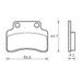 Zavorne obloge ACCOSSATO AGPA222 OR