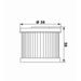 Oljni filter MIW DA16001 (alt. HF167)