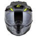 Motocross Helmet CASSIDA ROAD RUNNER TechniX grey matt/ black/ yellow fluo/ black matt peak M