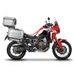 Komplet aluminijastih kovčkov z nosilci in ploščo SHAD TERRA, 37L zadnji kovček in 36L/47L stranski kovčki SHAD HONDA CRF 1000 Africa Twin