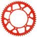 Aluminijasti zadnji verižnik (zobnik) SUPERSPROX RAL-1133:53-RED rdeč
