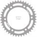 Rear ALU sprocket SUPERSPROX RAL-1304:44-BLK črna 44T, 525