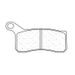 Zavorne obloge CL BRAKES 1204 ATV1