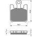 Zavorne obloge GOLDFREN 200 S33 STREET FRONT (1 set = 4 pcs)