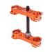 Triple clamps X-TRIG ROCS TECH 40504008 22mm Oranžna