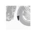 Front fender extension PUIG 3902N črna