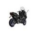 Celoten izpušni sistem 2x1 MIVV OVAL Y.080.KVC Black with carbon cap