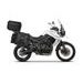 Set of SHAD TERRA TR40 adventure saddlebags and SHAD TERRA aluminium top case TR55 PURE BLACK, including mounting kit SHAD TRIUMPH TIGER 800