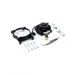 Radiator cooling fan and mounting kit SPAL EP-RFS-PLB10/19-1TEB with thermoswitch