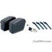 Rigid saddlebag CUSTOMACCES EASY AMZ004N črna pair, with KF universal support