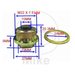Magnetic oil drain plug JMP M22X1.50 with washer
