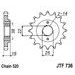 Verižni set D.I.D Chain - Zlat chain 520 ZVM-X, X-ring (X, NX, QX, XS), CHK front sprocket JT, CHK rear sprocket JT za DUCATI Monster 600 1995-1998