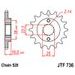 Sprednji verižnik JT JTF 736-13 13T, 520