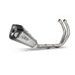 Celoten izpušni sistem 2x1 MIVV DELTA RACE Y.044.LDRX Stainless Steel / Carbon cap
