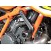 Crash protectors RDMOTO KTM13N white polyamide za KTM Super Duke 1290 / R 2014-2025, KTM Super Duke 1390 R / R EVO 2024-2026