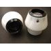 Crash protectors RDMOTO KTM13N bela with black caps