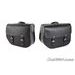 Leather saddlebag CUSTOMACCES SANT LOUIS APS001N črna par