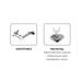 Brake foot pedal PUIG 22122P srebrna adjustable